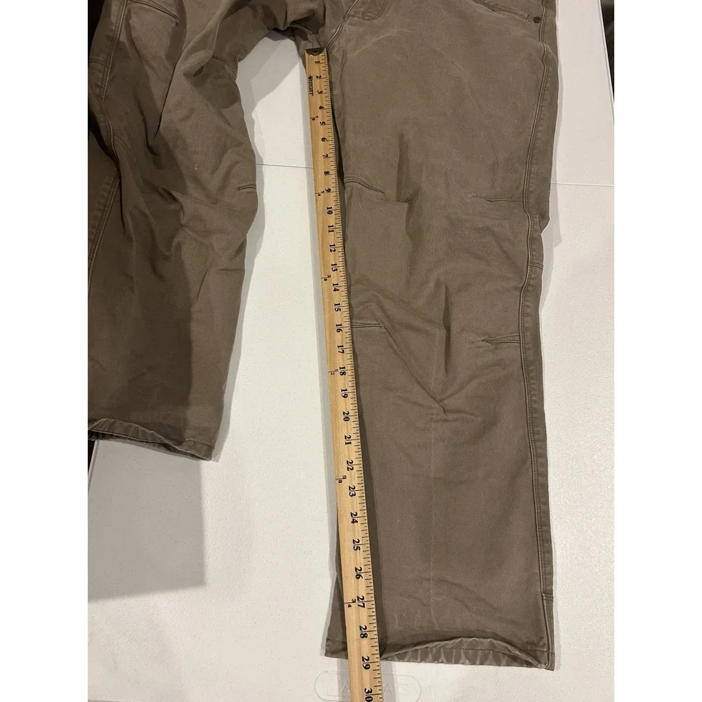 Kuhl Rydr Mens 34x29 Brown Vintage Patina Dye Canvas Outdoor Pants 5016